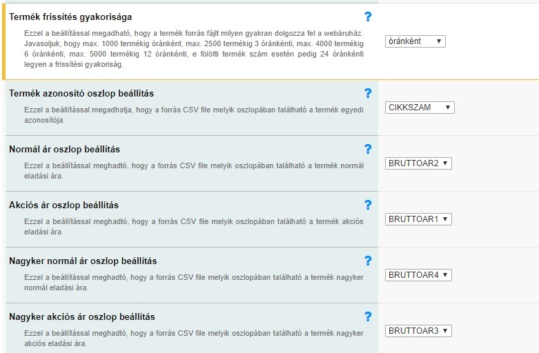 Számlázó, készletkezelő rendszer kapcsolatok